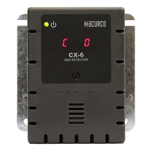 Macurco CX-6-CO Carbon Monoxide Monitor, Low Voltage, 12/24VAC or 12/32VDC