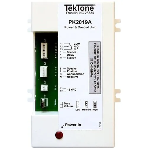 TekTone PK2019A Power and Control Unit for CM800, DS100