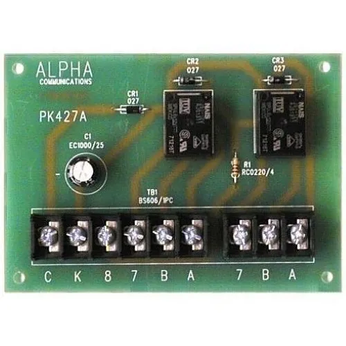 Alpha PK427A Dual 16VAC Form 'C' Relay Unit