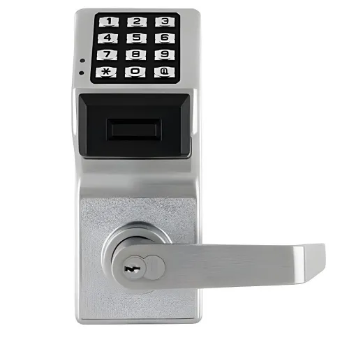 Napco PL6200/26D Cylindrical Trilogy Networx Wireless Access Control Lock with Built-In HID Proximity Reader, 4-7/8" ASA Strike Included, Satin Chrome