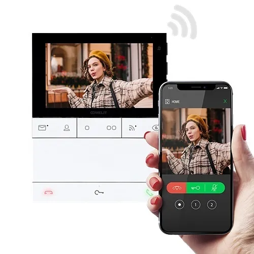 Comelit PL6741 Videocitofono People Vivavoce Wi-Fi per Simplebus 2 System