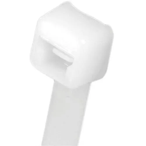 Panduit PLT2M-M Pan-Ty Locking Cable Ties, 18 lb Strength, 3.9" Length, 1000-Pack, Natural