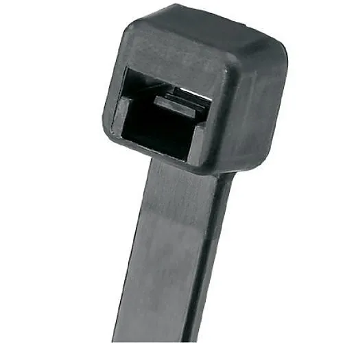 Panduit PLT2S-M0 Locking Cable Tie UV PA6.6, 7.4", 50 lb, 1000-Pack, Black