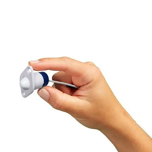 Nascom PLUNGER-D Recessed 3/4" iON Plunger DSC Wireless Transmitter DSC Power Series Compatible, White