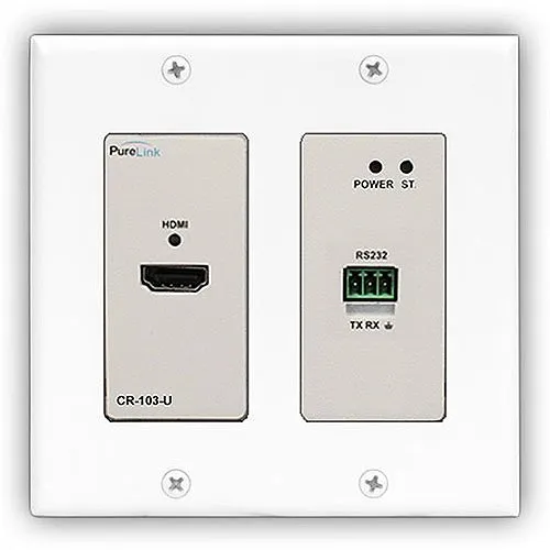 PureLink PM-CR103-U 4K HDMI Over HDBaseT Wall Plate Receiver