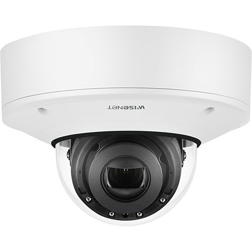 Hanwha XNV-6081R X-Series Plus 2MP IR Outdoor Vandal Dome Camera, 2.8-12mm Varifocal Lens, White