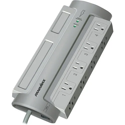 Panamax PM8-EX PowerMax AC Only, 8-Outlet Surge Suppressor