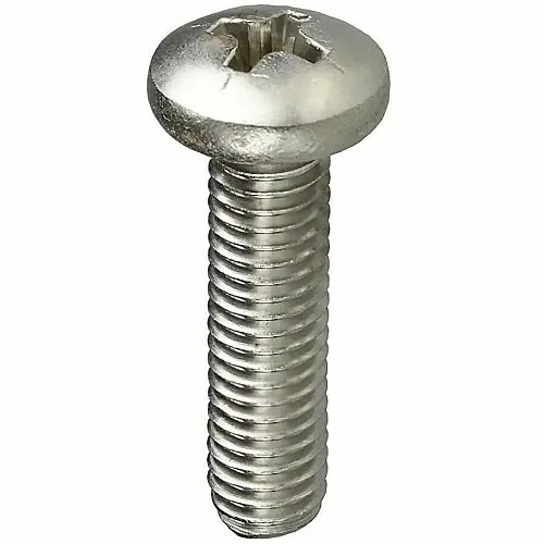 Dottie PMS63212 Screw, #6-32 1/2" Stainless-Steel Phillips Pan Head Machine Screw