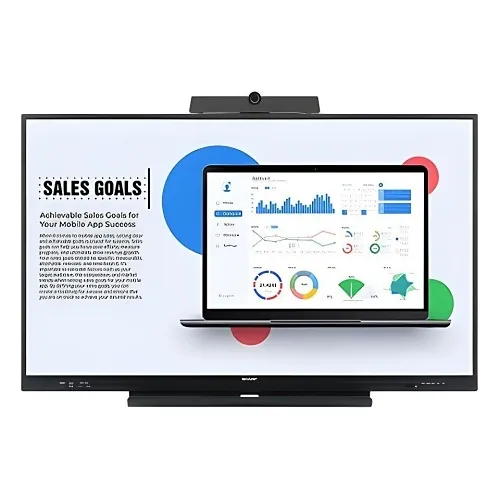 Sharp NEC PN-LC652 65" Class Aquos Board Smart Interactive Display, 4K Ultra-HD