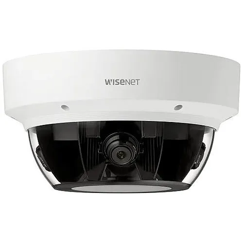 Hanwha PNM-9002VQ P-Series x 5MP 4-Channel Multi-Directional Camera, Lenses Not Included, White
