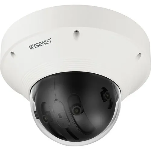 Hanwha PNM-9022V Wisenet P-Series 8MP Panoramic Vandal Dome Camera, 2.8mm Fixed Lens