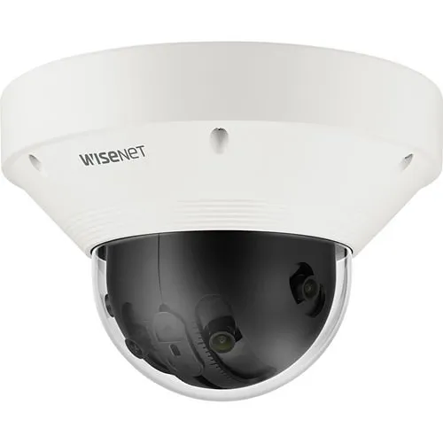Hanwha PNM-9022V Wisenet P-Series 8MP Panoramic Vandal Dome Camera, 2.8mm Fixed Lens