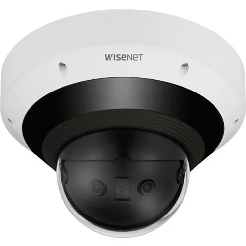 Hanwha PNM-9031RV Wisenet P-Series 15MP IR Panoramic Vandal Dome Camera, 4.3mm Fixed Lenses
