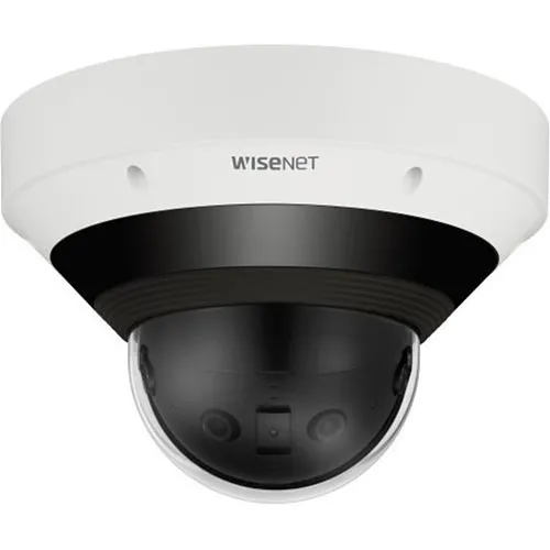Hanwha PNM-9031RV Wisenet P-Series 15MP IR Panoramic Vandal Dome Camera, 4.3mm Fixed Lenses