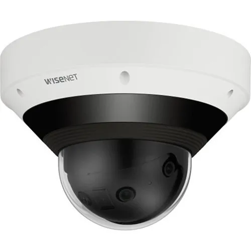 Hanwha PNM-9031RV Wisenet P-Series 15MP IR Panoramic Vandal Dome Camera, 4.3mm Fixed Lenses