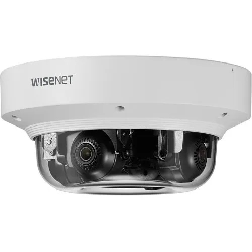 Hanwha PNM-9084QZ1 P Series 8MP (2MP x 4) Multi-Sensor Multi-Directional PTRZ Camera, 3-6mm Motorized Varifocal Lens, IP66, IK10 (Replaces PNM-9084QZ)