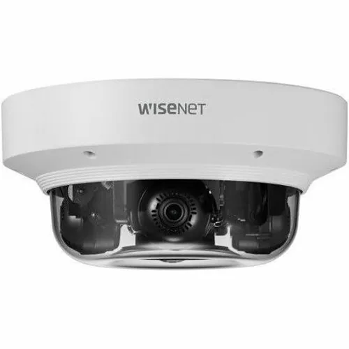 Hanwha PNM-9084QZ1/KUS Series x 2MP Multi-Directional PTRZ IP Camera, 3-6mm Motorized Varifocal Lens, White, TAA Compliant