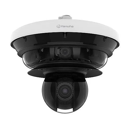 Hanwha PNM-C34404RQPZ 2MP 4-Channel Outdoor IP Dome Camera with 3.3-5.7mm Lens