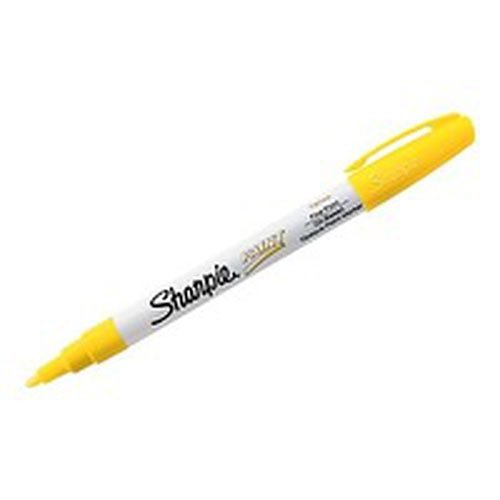 Sharpie 1875042 Medium Tip Oil-Based Paint Marker, Yellow