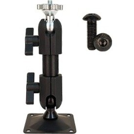 PanaVise 827-06 6" CCTV Deluxe Mount with Adjusting Points, Black