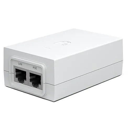 Ubiquiti POE-24-30W-G-WH PoE Injector, 24V DC, 30W, Gbit, White