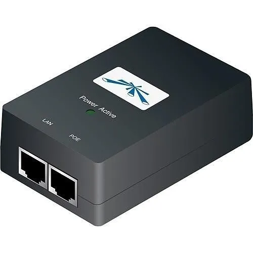 Ubiquiti POE-48-24W 48V PoE Adapter, Black