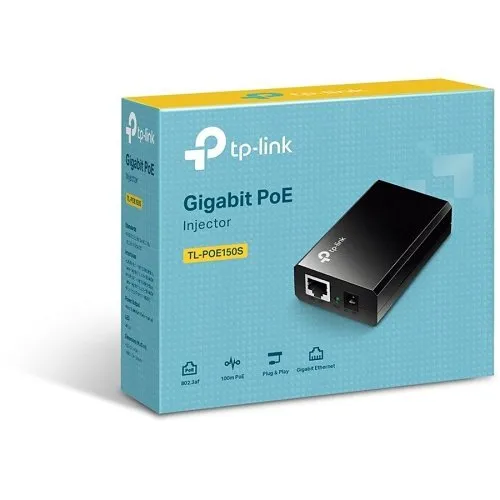 TP-Link TL-POE150S PoE Injector, IEEE 802.3af Compliant