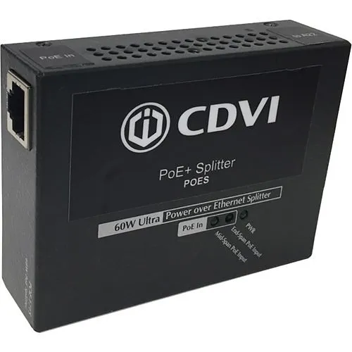 CDVI POEI Single-Port Ultra PoE+ Injector, 60W