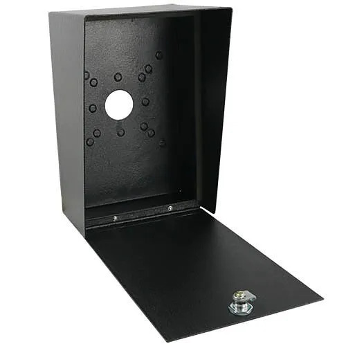 Pedestal Pro PORTRA-CS-8X12-E Black Steel Portrait Housing (8" W x 12" H)