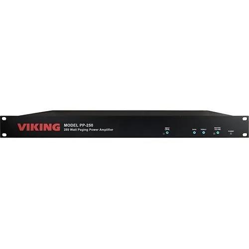 Viking PP-250 Paging Power Amplifier, 250W
