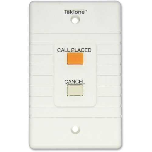 TekTone SF101C Nurse Call Systems Audible-Visual Room Station, Flame Retardant, Plug-in Connectors, 4.5"H 2.75"W 1.75"D