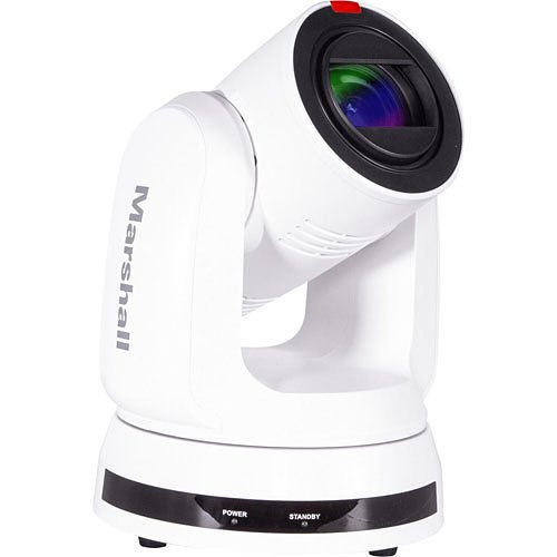 Marshall CV730-WH 8.5MP UHD 12G-SDI/HDMI2.0/IP PTZ Camera, 30x Optical Zoom, White