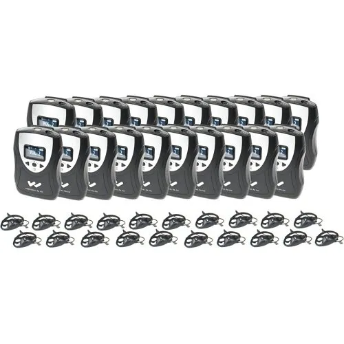 Williams AV PPA R38-20 FM Receiver Bundle, 20 Pack