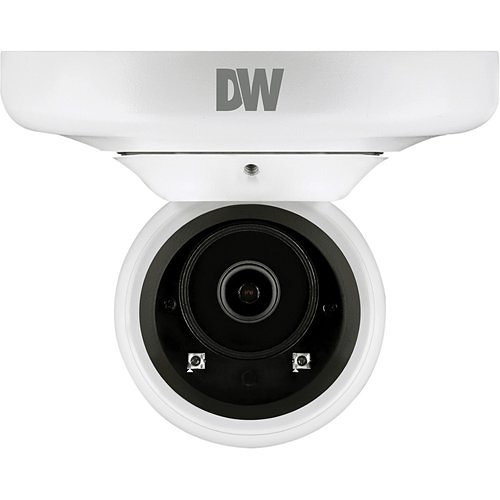 Digital Watchdog DWC-VA853WTIR Star-Light Plus 4K Universal HDoC IR Vandal Ball Camera, 2.8mm Fixed Lens, White