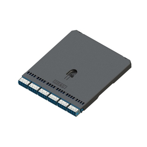 Belden FCSD12LDFP FX DCX Splice Cassette, OS2, 12-Ports LC Duplex with 250µm Pigtails