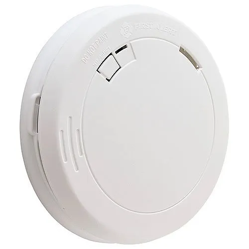 BRK PR710B Low Profile 10 Year Tamperproof Sealed Lithium Powercell Photoelectric Smoke Alarm