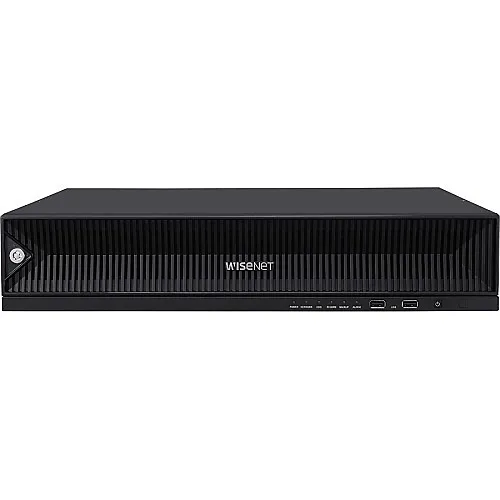 Hanwha PRN-3200B2-16TB 8K Network Video Recorder (NVR), 16TB, 64-Channel, H.265/H.264 Compression, Intel-Based