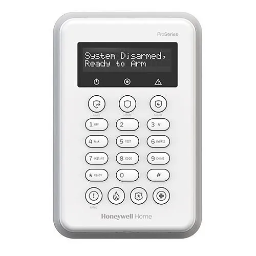 Honeywell Home PROSIXLCDKCN ProSeries Customizable Display Wireless Keypad for Canada