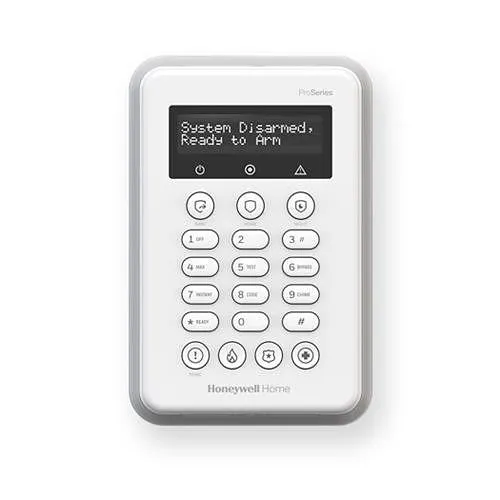 Honeywell Home PROSIXLCDKP ProSeries Wireless LCD Keypad with Customizable Display