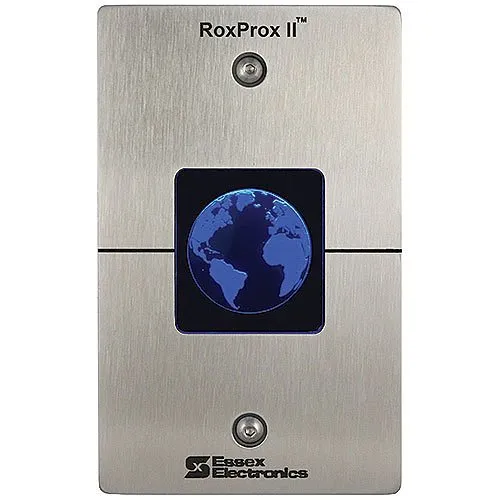 Essex PRX2-2S RoxProx II 125kHz Single Gang Proximity Card Reader, Stainless Faceplate