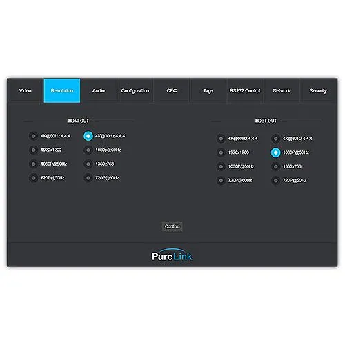 PureLink PS-820S 8x2 4K/60 Seamless Presentation Switcher with 18 Gbps