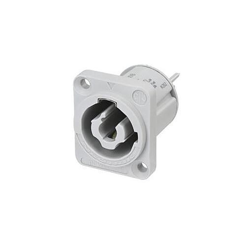 NEUTRIK NAC3MPXXB Receptacle Power Connector in Blue/Grey