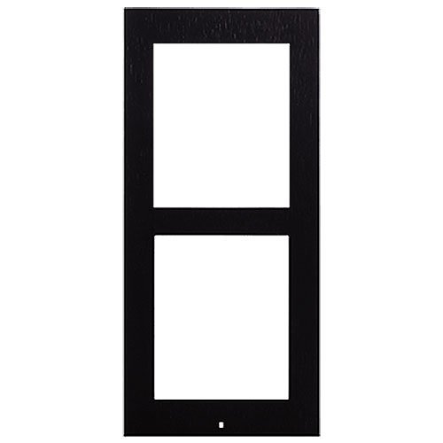 2N 01290-001 IP Verso and LTE Verso 2-Module Frame, Surface Mount, Black