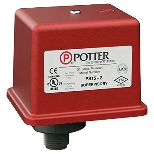 Potter PS15-2 Pressure Switch with 2-Sets SPDT Contacts