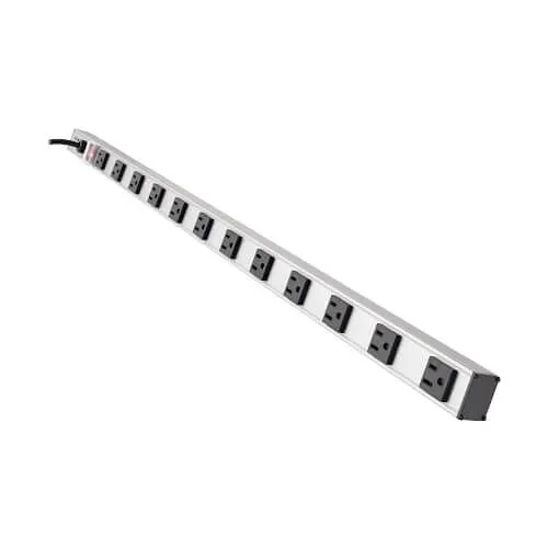 Eaton Tripp Lite PS3612 12-Outlet Vertical Power Strip, 120V 15A, 15' (4.57 m)Cord, 5-15P, 36 in