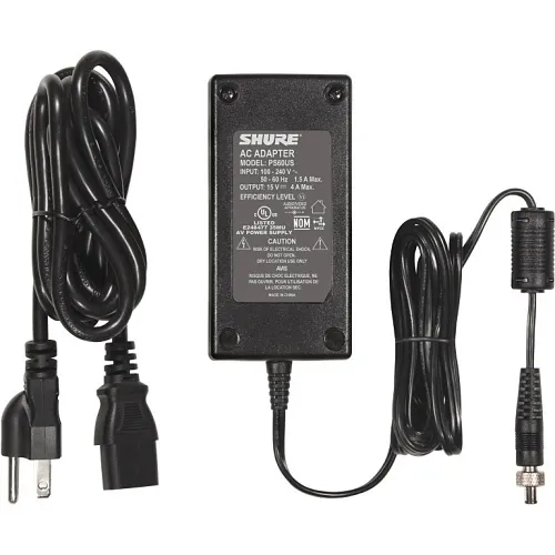 Shure PS60US AC Adapter, 15V DC