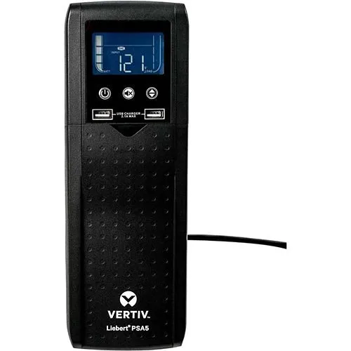 Vertiv PSA5-1500MT120 Liebert PSA5 UPS, 1500VA/900W 120V, Line Interactive AVR Tower