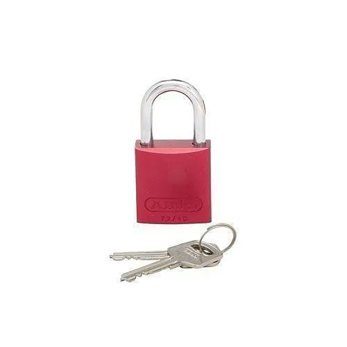 Panduit PSL-7 Aluminum Body Padlock, Red