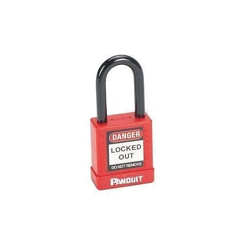 Panduit PSL-8BR Plastic Body Padlock, Brown