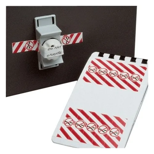 Panduit PSL-CBWL Lockout Warning Strip Label with Symbol, 4